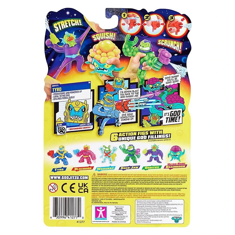 Héros de Goo Jit Zu Saison 6, ensemble Galaxy Blast - Tyro