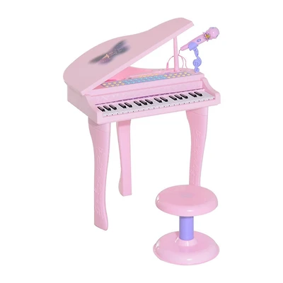 Qaba Mini Rose Piano musical électronique