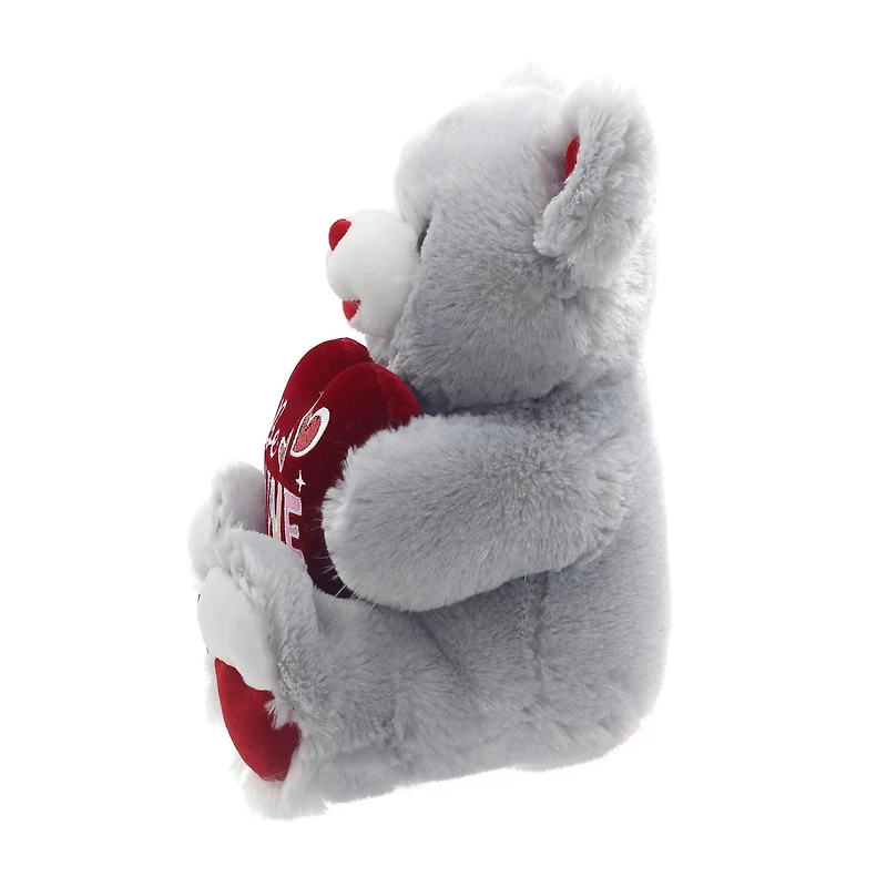 Way To Celebrate Valentine Sweetheart Teddy, Grey