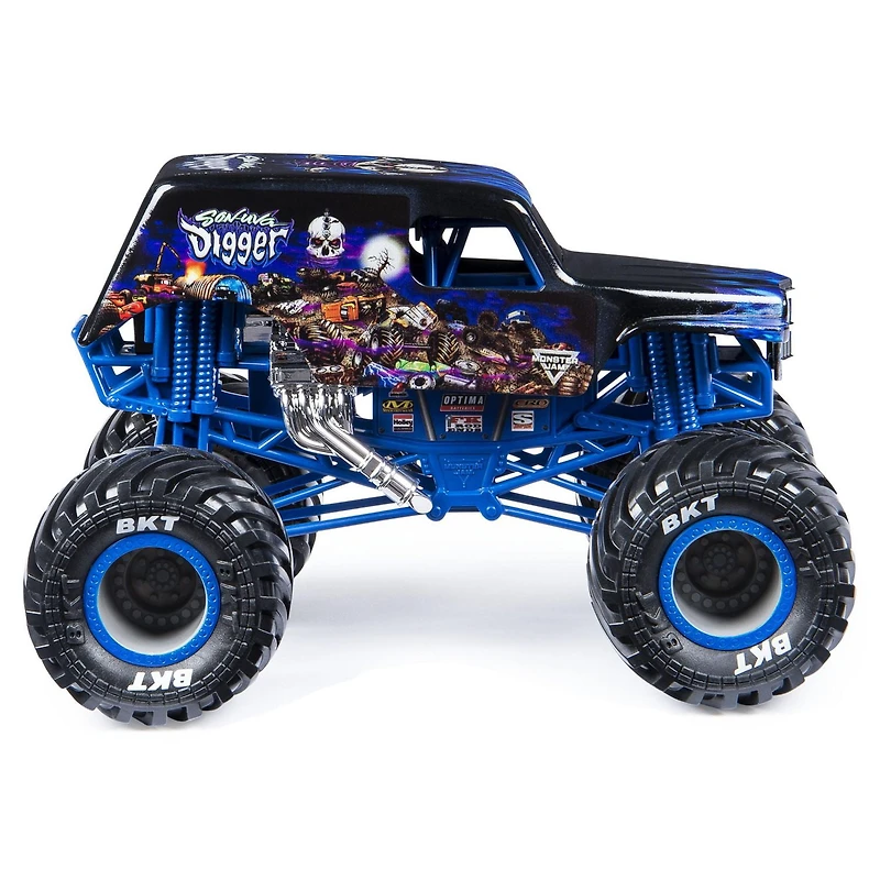 Monster Jam, Monster truck authentique Son-uva Digger en métal moulé à l'échelle 1:24