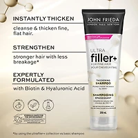 John Frieda Ultra Filler+ Shampooing Épaississant pour les cheveux fins, 250 mL 250 mL