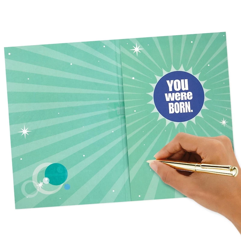 Carte comique de fête avec sons – La Guerre des étoiles –  Hallmark (« Long, Long, Long Time Ago »)