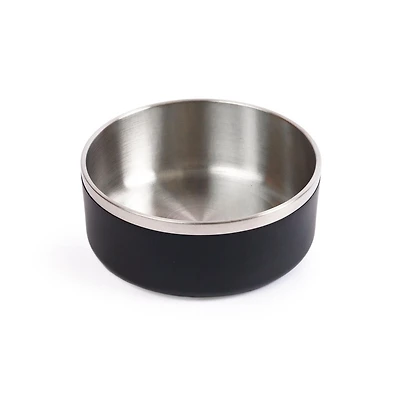 One Paw, Small Double Stainless Steel Dog Bowl, 1.3L (44 OZ), Small Double Stainless Steel Bowl