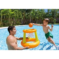 Intex Floating Basketball Hoop, Age 3+, Inflatable Water Game for Poolside Fun