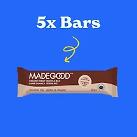 MadeGood Chocolate Chip Granola Bars 5 bars