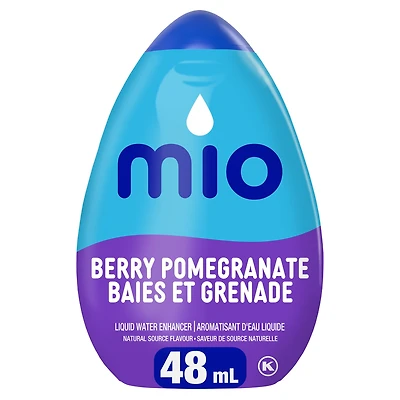Aromatisant D'Eau Liquide Baies Et Grenade, Bouteille MIO BAIES DE GRENADE 48ML