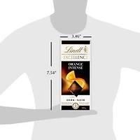 Chocolat noir Lindt EXCELLENCE Orange Intense – Barre (100 g) 100 g