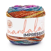 Fil Lion Brand Mandala® Impressions Arc-en-Ciel  Fil #5 Bulky/Chunky 150g/150m 1 Pelote