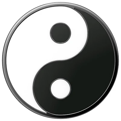 PopGrip Émail Yin Yang