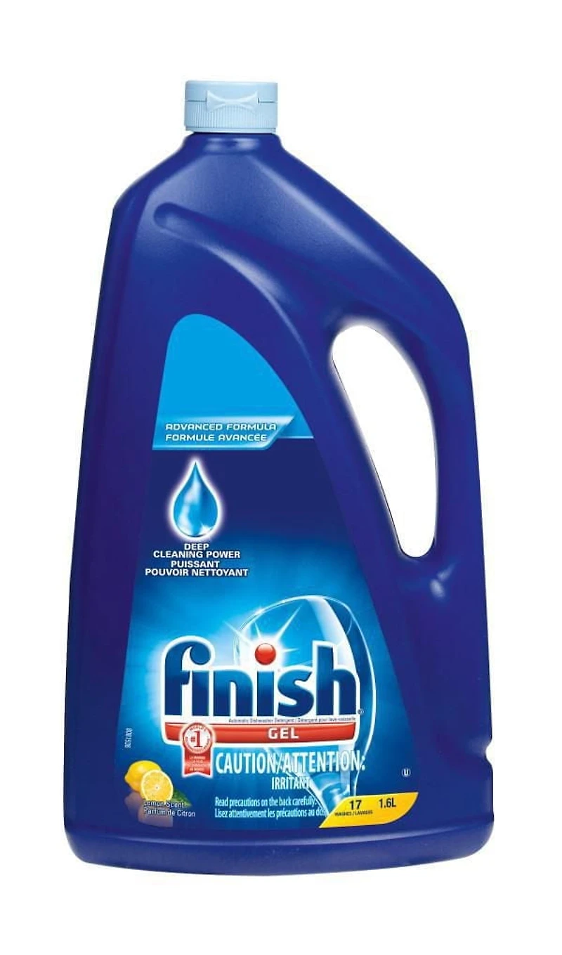 Finish Auto Dishwashing Gels Lemon Scent Gel, 1.6 L