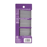 Goody Ouchless Bobby Pins, Slide-Proof Black Hair Pins, 60 Ct, 60 Bobby Pins Black