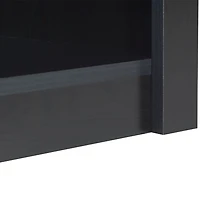 CorLiving Caldwell Engineered Wood Arched Top Adult Bookcase with 5 Shelves