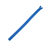 UNIQUE CREATIV All‑Purpose Closed‑End Zipper, 40 cm, Victoria Blue, ZIPPER - 40CM VBLUE