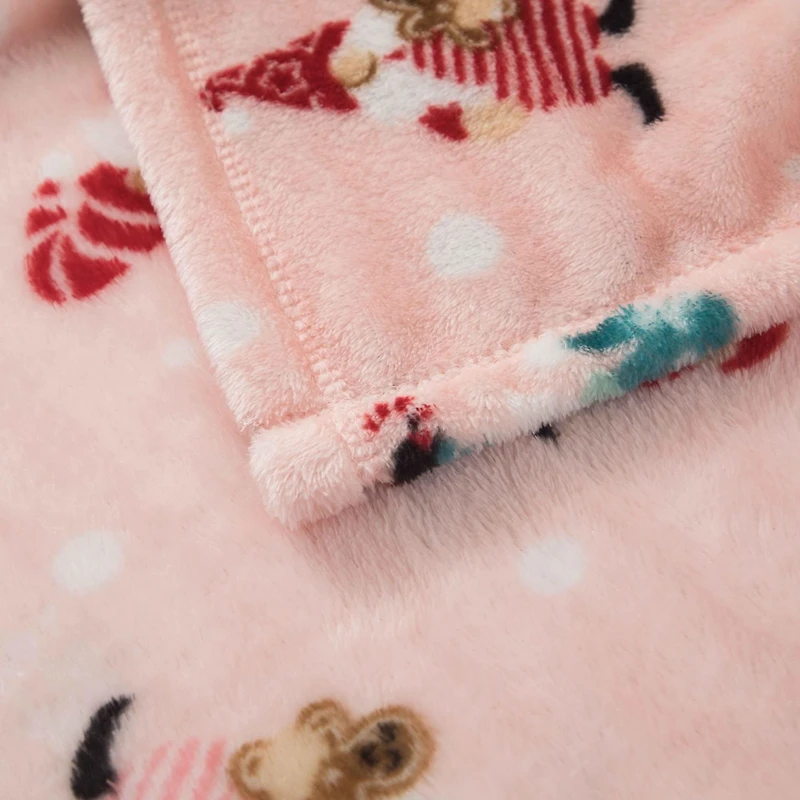 Jeté en peluche douce Holiday Time