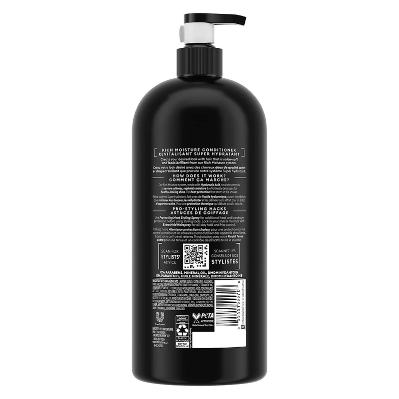 TRESemmé Revitalisant Super Hydratant Restaure, Réhydrate et Démêle, 1,15 L