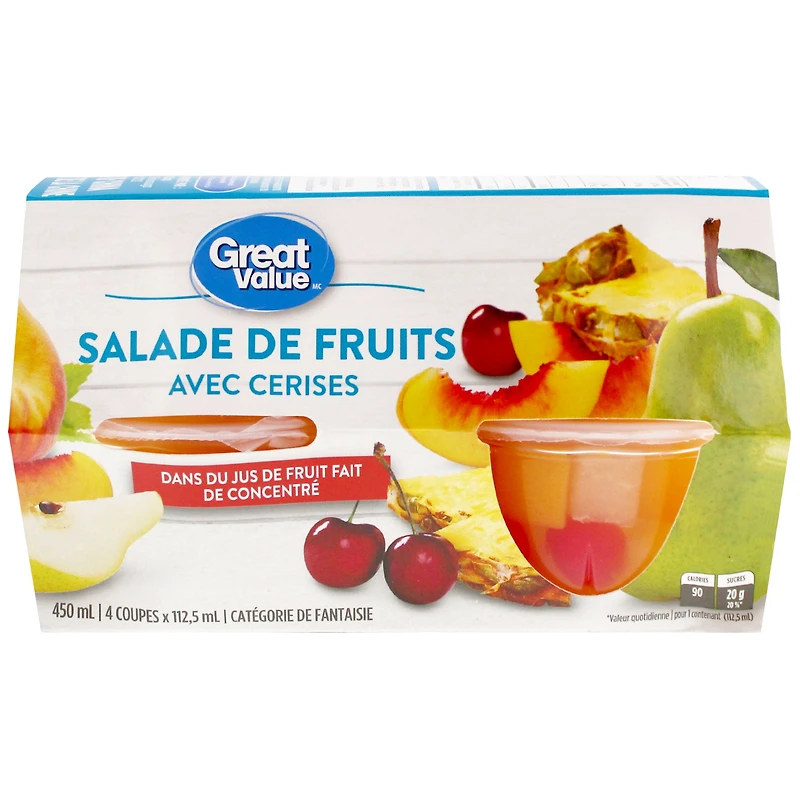 Great Value Fruit Salad with Cherries