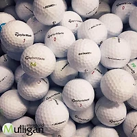 Mulligan - 50 Taylormade mix model 5A/4A Recycled Used Golf Balls, White