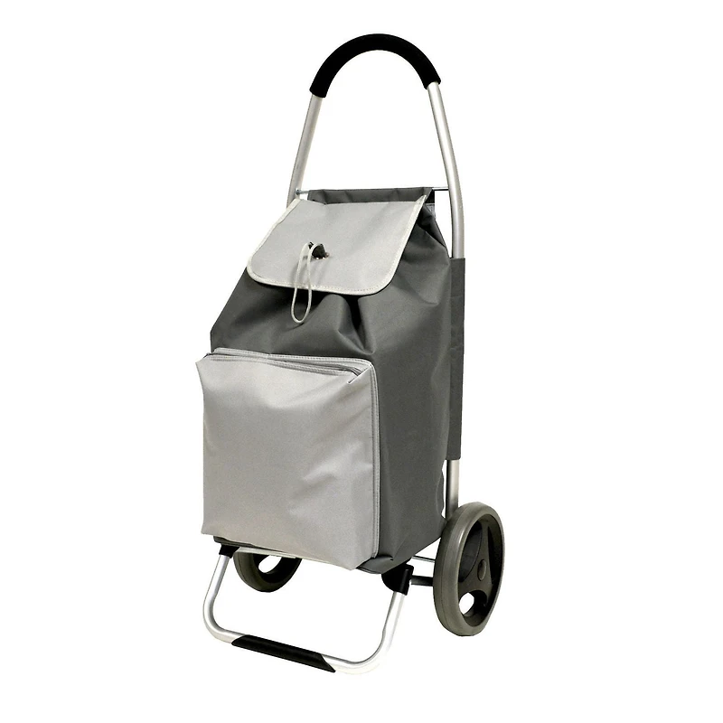 MAINSTAYS Deluxe Insulated Shopping Cart, Insulated bag, Grey