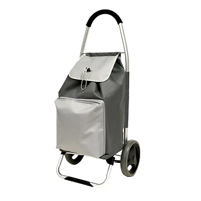 MAINSTAYS Deluxe Insulated Shopping Cart, Insulated bag, Grey