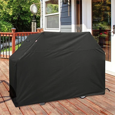 Housse de luxe robuste Expert Grill 75", tissu Ripstop noir durable.