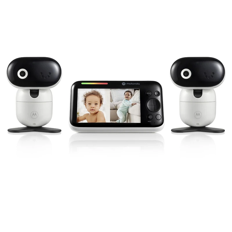 Moniteur bébé Vidéo Motorola PIP1510 Connect Wi-Fi motorisé – Ensemble de 2 caméra - Blanc