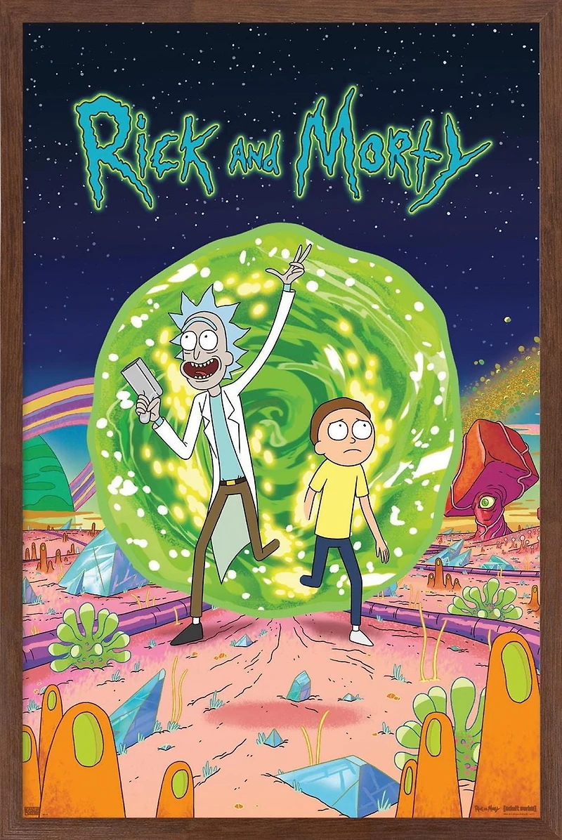 Rick And Morty - Cover Wall Poster