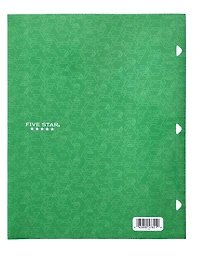 Five Star 4 Pocket Portfolio, Green