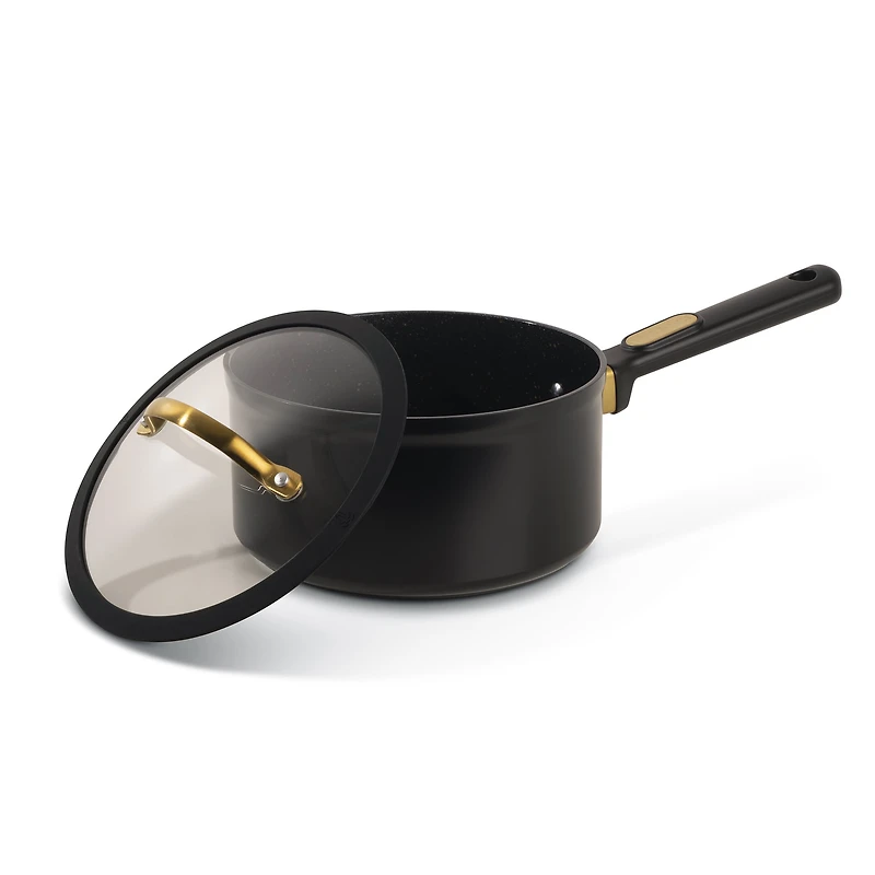 Batterie de cuisine en aluminium 32 pièces Thyme & Table - Noir