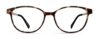 Bio Eyes Womens Prescription Eyeglasses, Petunia, Yellow Tortoise, 51-15-135