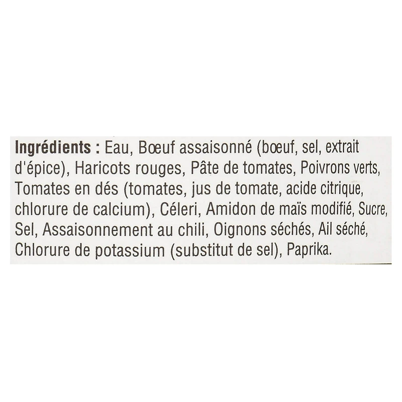 Campbell's Chunky Chili maison
