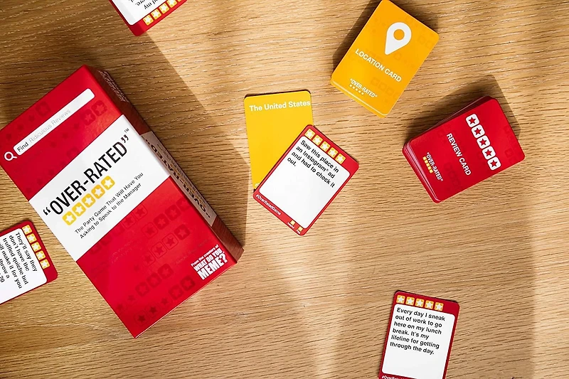 Over-Rated Jeu by What Do You Meme? Un jeu de critiques ridicules!