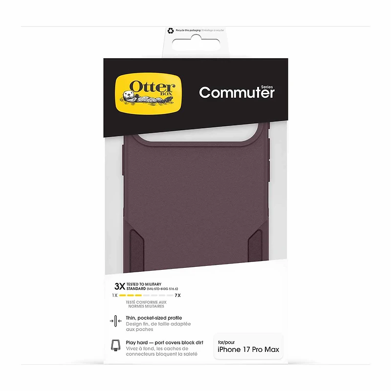 OtterBox Commuter MagSafe Case w/Camera Control Trailhead (Purple) for iPhone 17