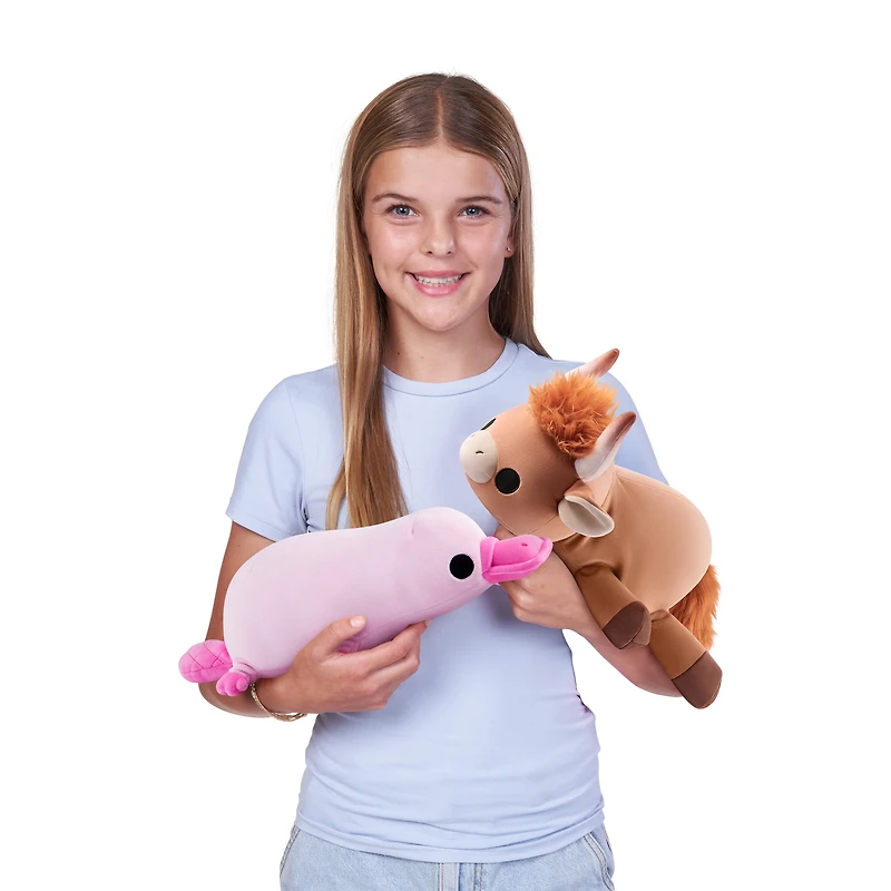 Hug-A-Lumps (Petit) de ZURU, Peluche lestée câline et spongieuse