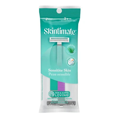 Rasoirs jetables pour femmes à deux lames de marque Skintimate