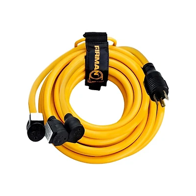 Firman 25FT Cordon d'alimentation L5-30P 30AMP à 5-20Rx3 avec protection de disjoncteur 1105