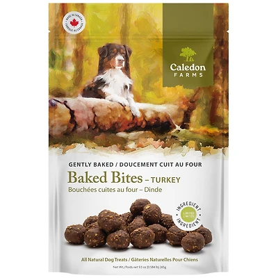 Caledon Farms Bouchées de Dinde au Four 265gr Friandises pour Chiens