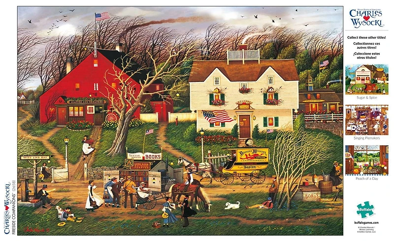 Buffalo Games - Charles Wysocki - Fireside Companions - 300 Piece Jigsaw Puzzle
