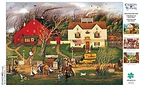 Buffalo Games - Charles Wysocki - Fireside Companions - 300 Piece Jigsaw Puzzle