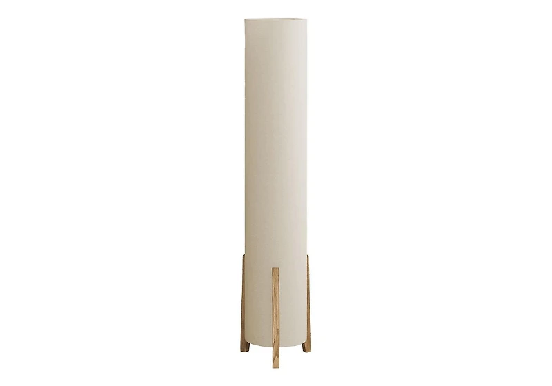 Monarch Specialties  Luminaire, 50"h, Lampadaire, 50" H, Abat-jour Ivoire / Crème, Contemporain