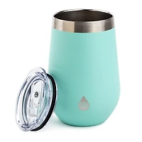 TAL Stainless Steel Wine Tumbler 12 fl oz, Mint, Water Bottle