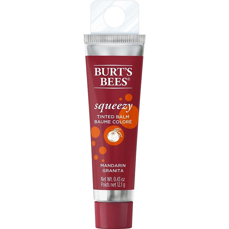 Burt's Bees® 100% Natural Origin Squeezy Tinted Lip Balm, Mandarin Granita -, 1 Tube