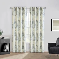 Loft Living Leszno filtrant la lumière panneau de rideau à œillets 50 x 63 in Bleu