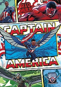 Buffalo Games Marvel - Captain America : Nouveau Monde Audacieux Puzzle à Encastrement de 500 Pièces pour Adultes de 14 Ans et Plus