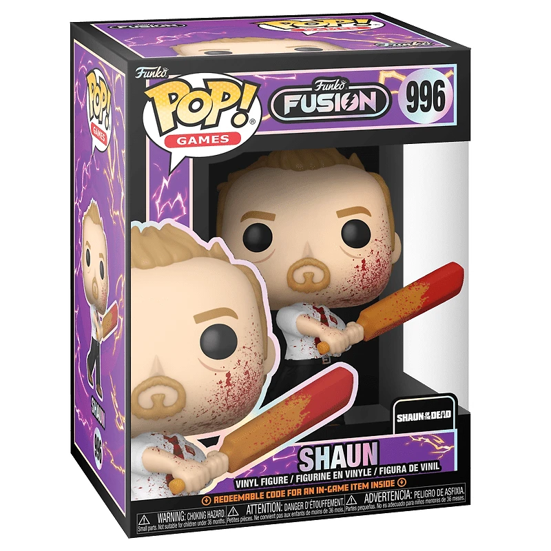 Funko Pop! Games: Shaun of the Dead - Shaun (Bloody) (Funko Fusion) Vinyl Figure