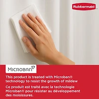 Rubbermaid Heavyweight Waterproof PEVA Shower Liner, BPA-Free