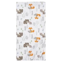 Gerber Childrenswear - Flannel Receiving Blanket - Woodland, 5 Pack