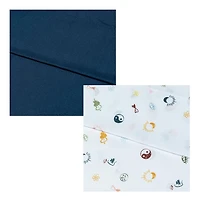 Mainstays 2-Pack Sheet Set Mystical Icons - Back to School!