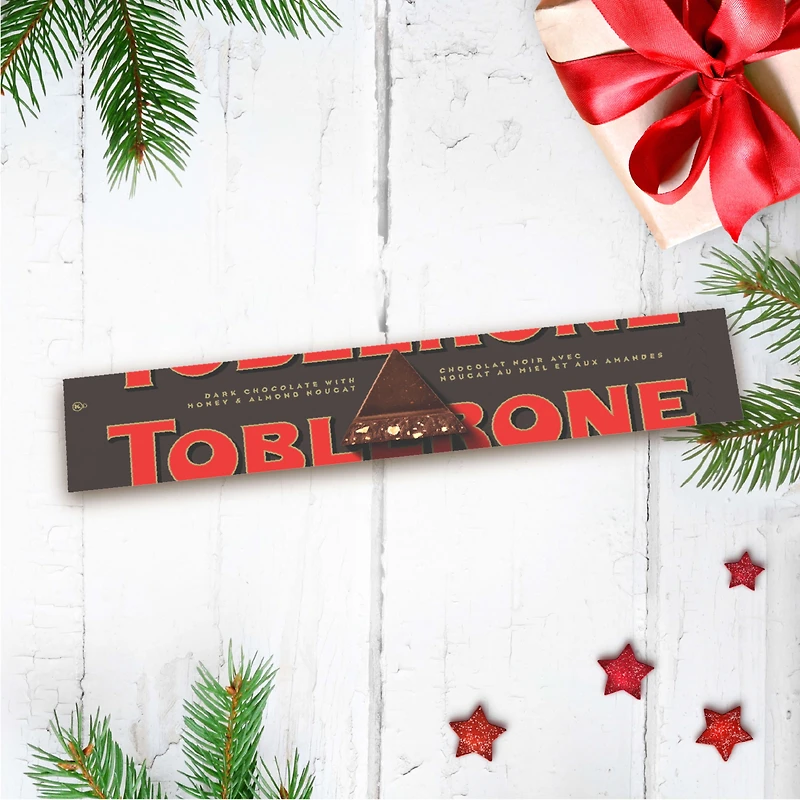 Tablette De Chocolat Noir Toblerone Avec Nougat Au Miel Et Aux Amandes 360 g