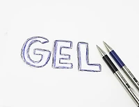 G-301 Stylo gel rétractable en acier inoxydable G-301 de Zebra - Noir Paq. de 2