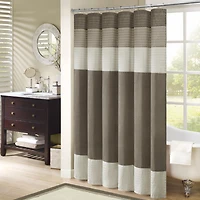 Home Essence Salem Shower Curtain Natural